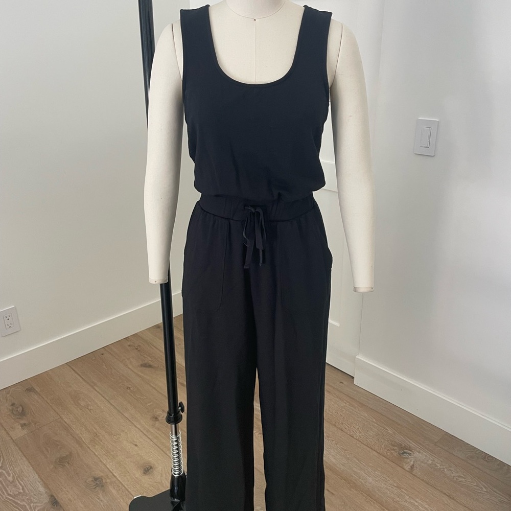 Z Supply Classic Black Sleeveless Jumpsuit